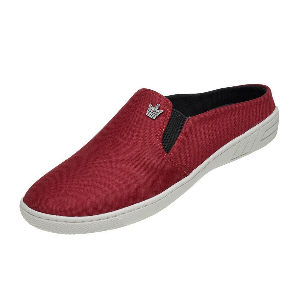 Mule Masculino Sapato Casual Slip ON - Vermelho | Netshoes