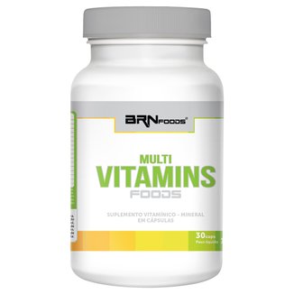 Multi Vitaminas Foods 30 Cáps - BRN Foods