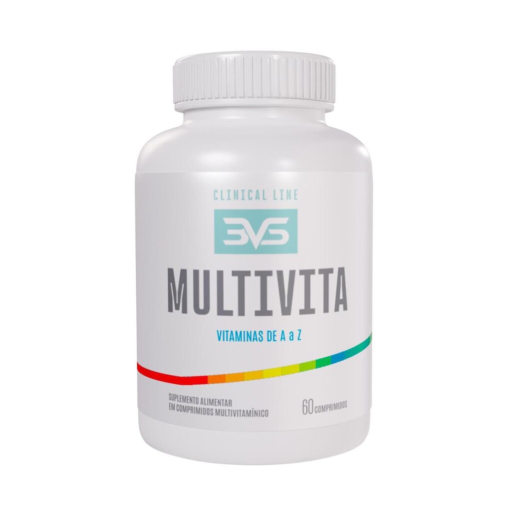 Multivitamínico 60 Comprimidos Vitaminas de A a Z 3VS Nutrition