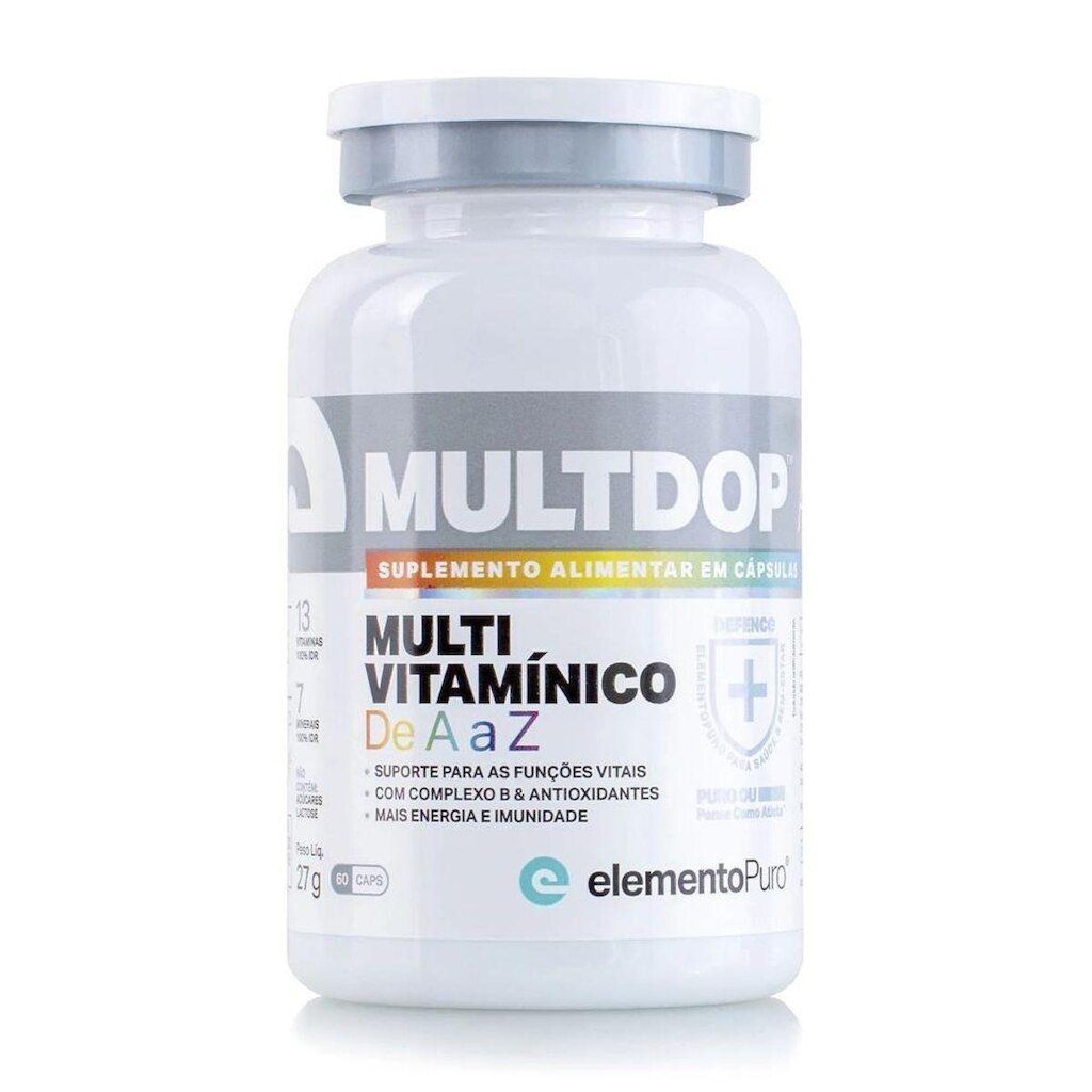 Multivitamínico A-Z MULTIDOP 60 Cápsulas - Elemento Puro