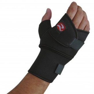 Munhequeira de Neoprene Realtex Suporte para Punho com Polegar