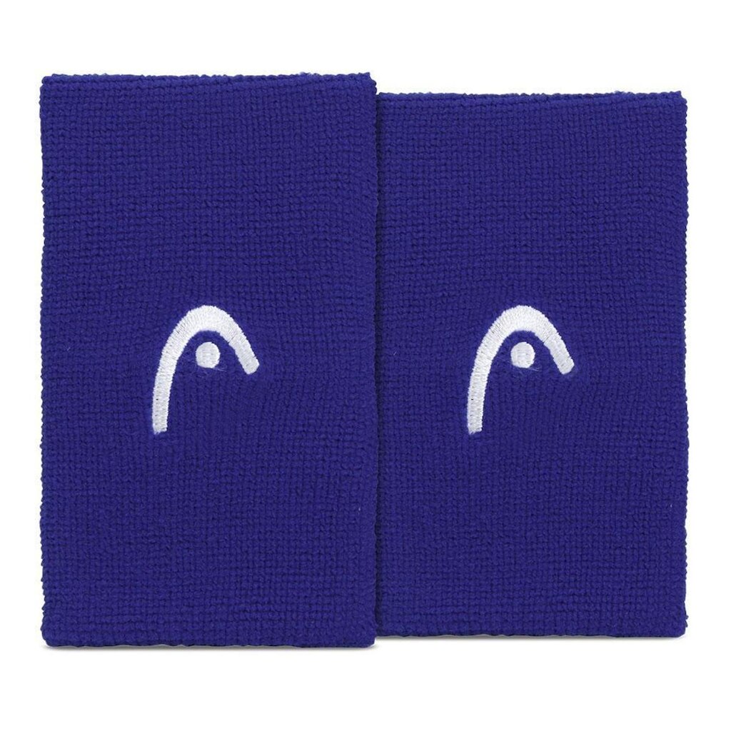 Munhequeira Head 2.5 Grande Logo Azul - Com 02 Unidades