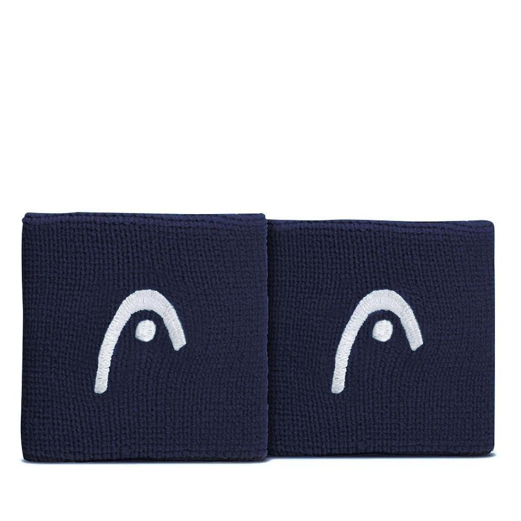 Munhequeira Head 2.5 Pequena Logo Marinho - Com 02 Unidades