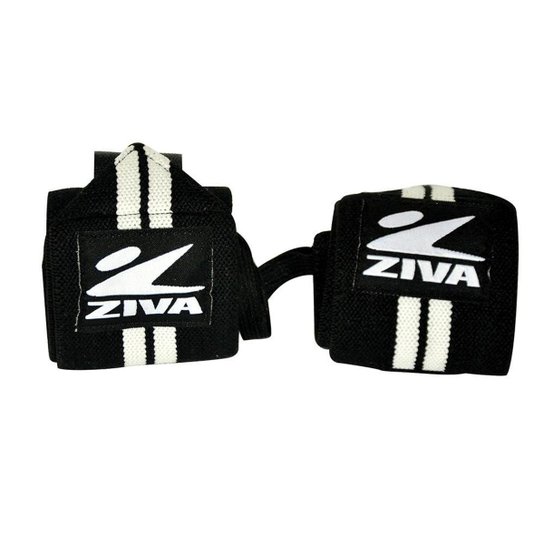 Munhequeira Para Levantamento De Peso Ziva - Preto