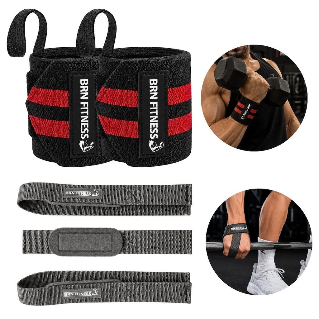 Munhequeira + Straps Treino Pesado LPO Powerlifting Academia