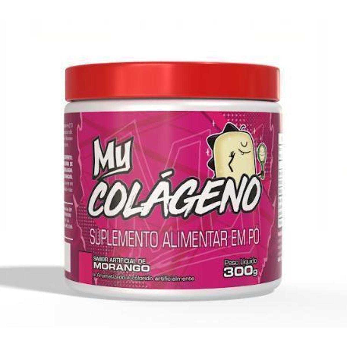 My Colágeno 300g Sabor Morango My Suplementos