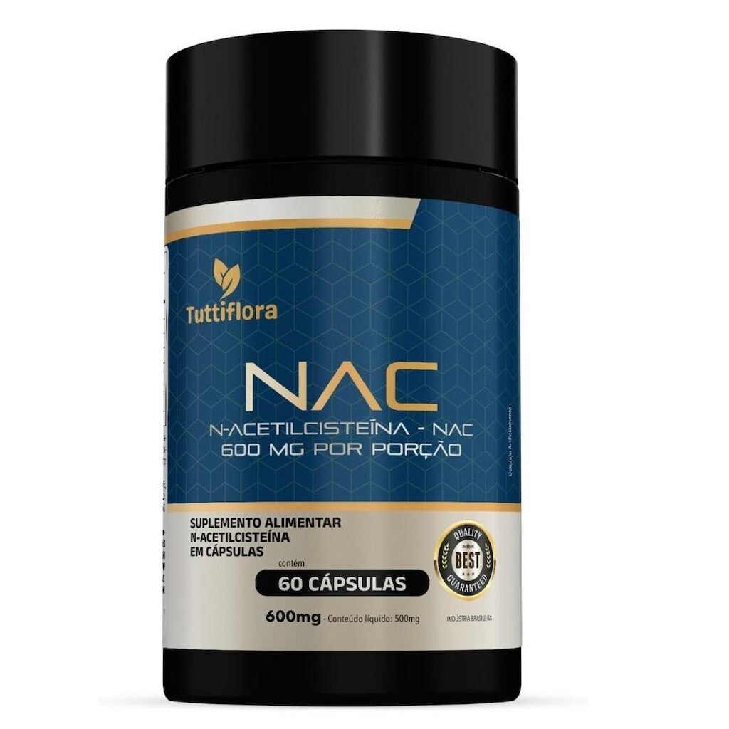 NAC (Acetil) 600mg 60 Caps Tuttiflora