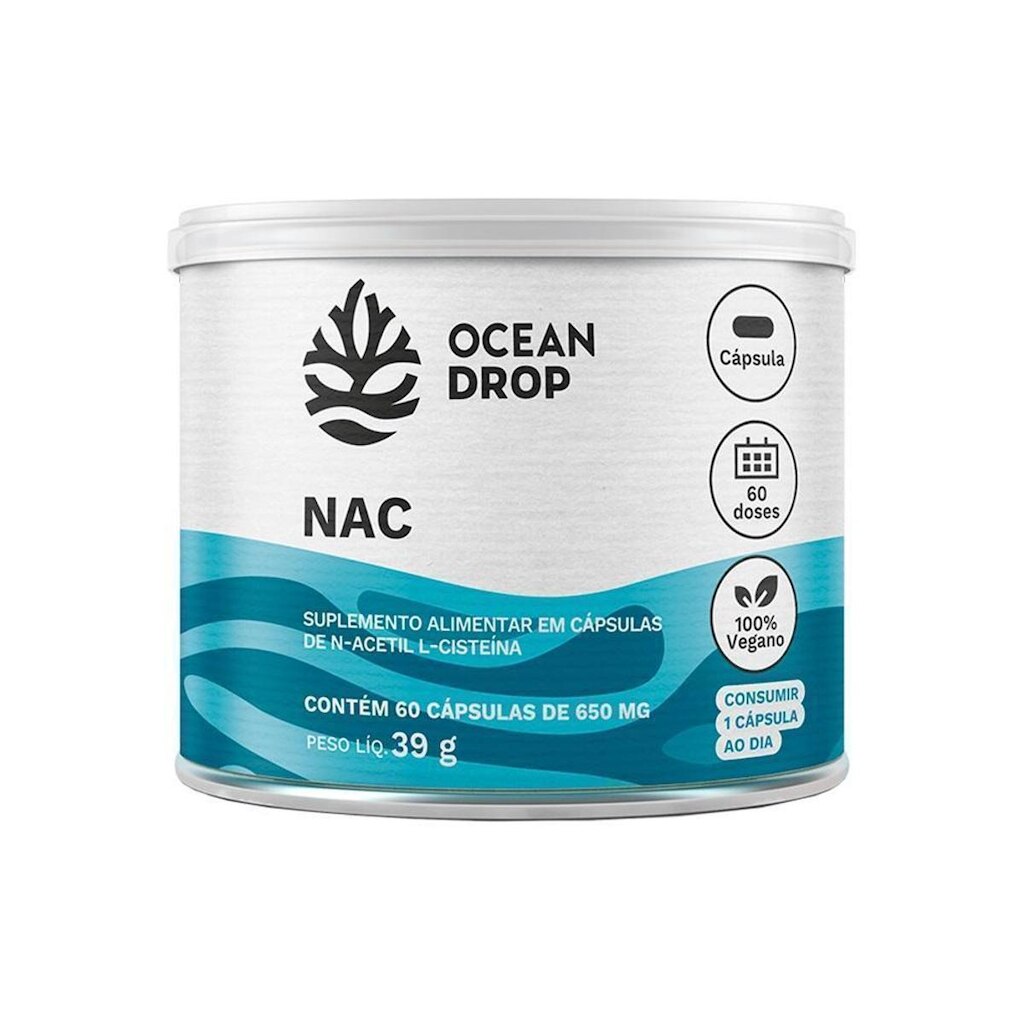 Nac N Acetil 60caps - Ocean Drop
