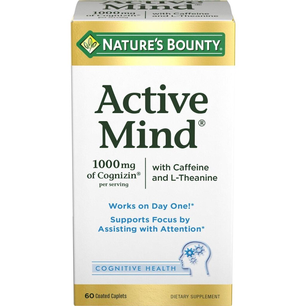 Nature'S Bounty Active Mind, 60 Cápsulas Revestidas