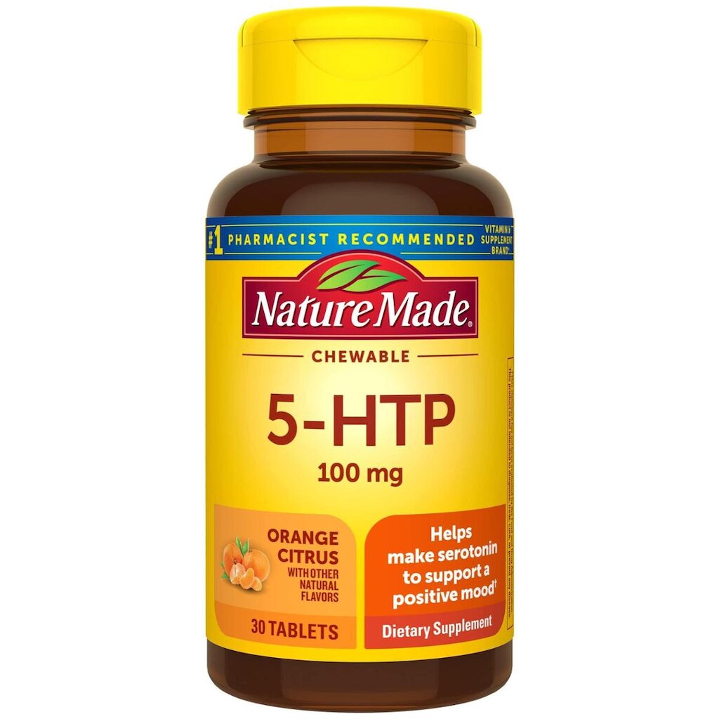 Natureza Feita Mastigável 5Htp 100Mg, 5-Htp Mood Support Flexível