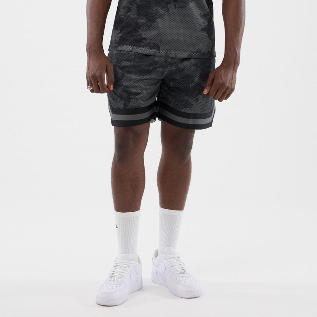 NE NEW ERA AOP MESH SHORT NEWERA BLK