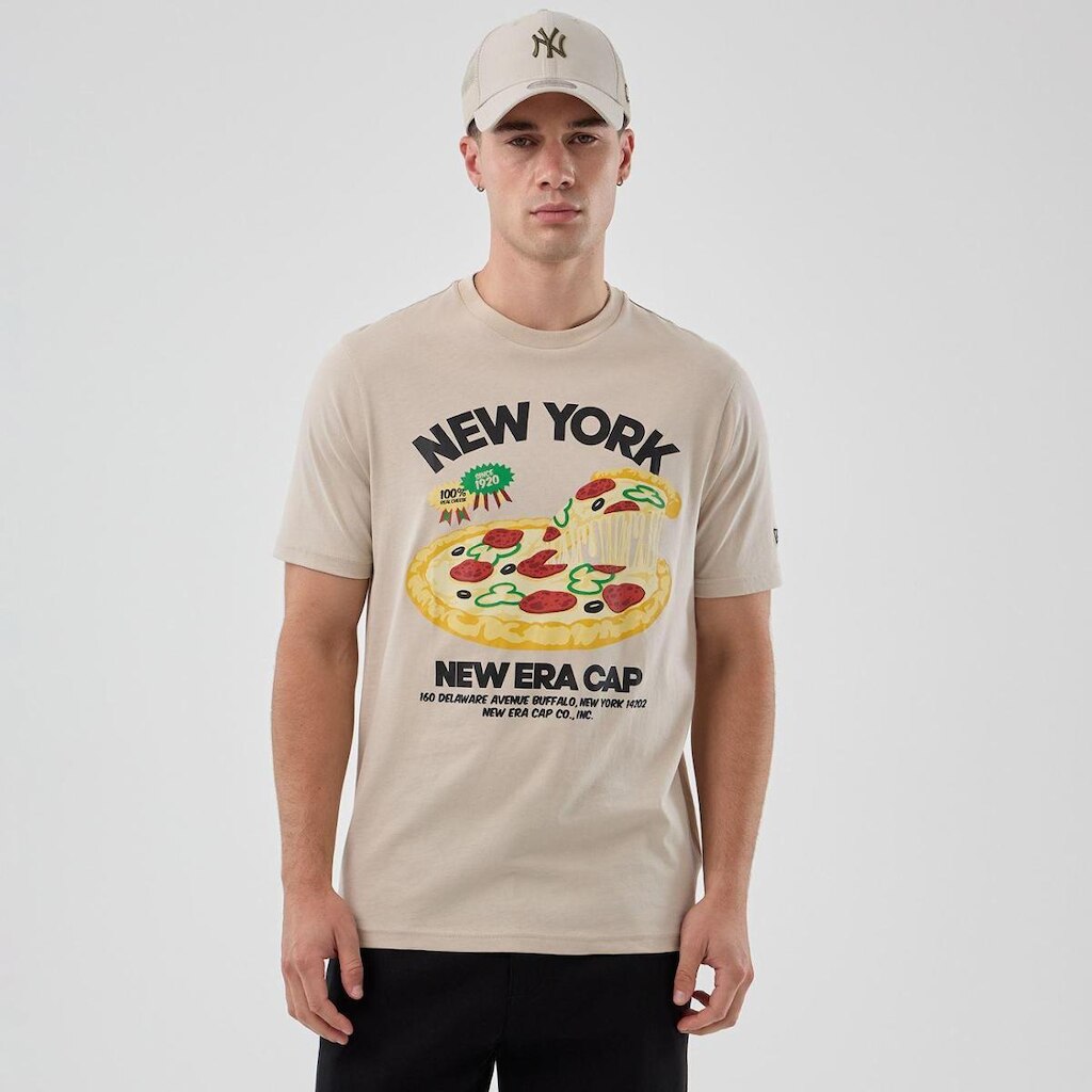 NE NEW ERA PIZZA GRPHC REG TEE NEWERA STN