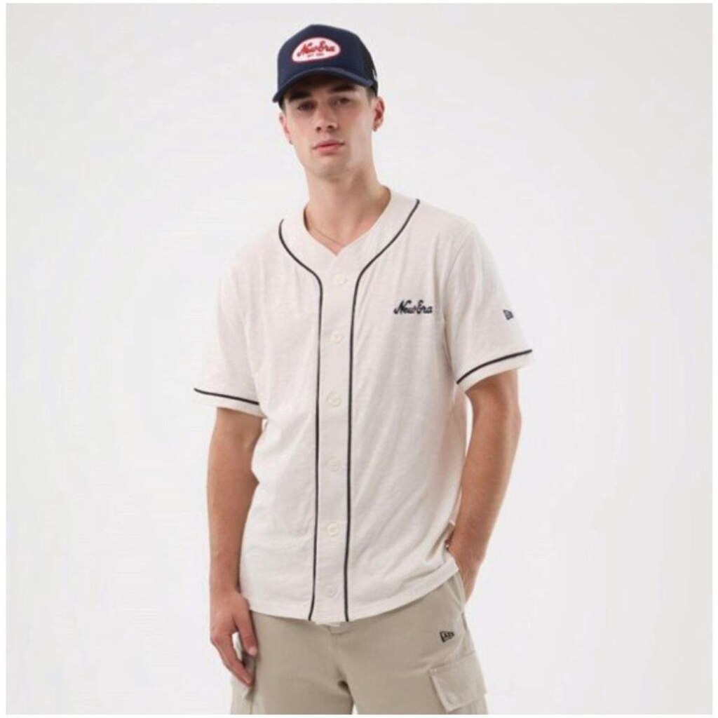 NE NEW ERA SLUB BASEBALL JERSEY NEWERA OFW
