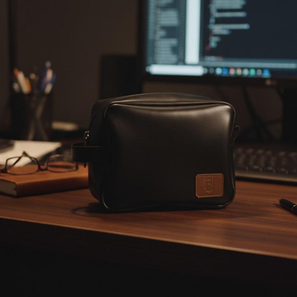 Necessaire Bolsa Organizadora Mala Viagem Couro Legítimo