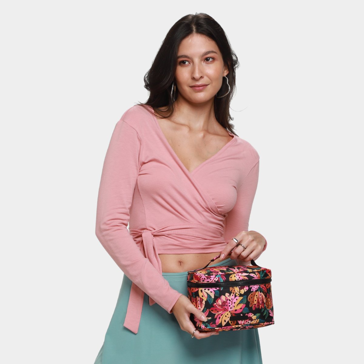 Necessaire Farm Me Leva Flor De Banana - 1