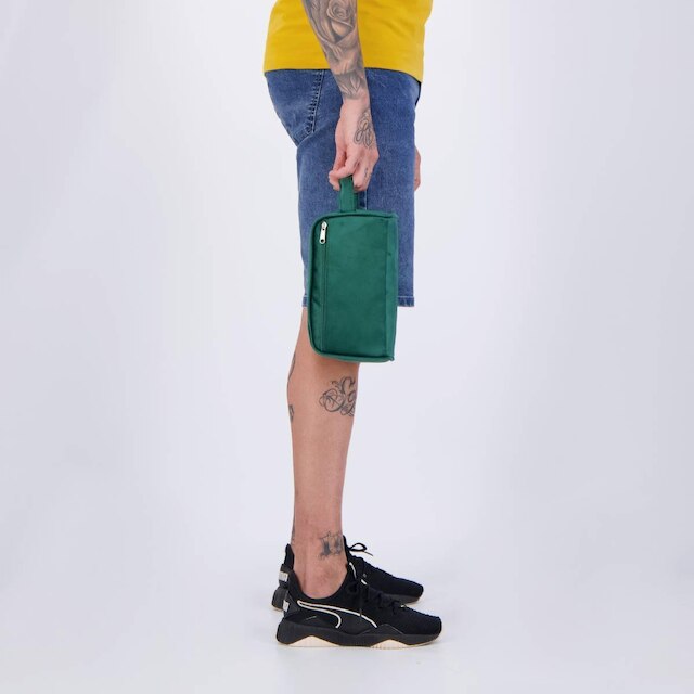 Necessaire Palmeiras Veludo Verde
