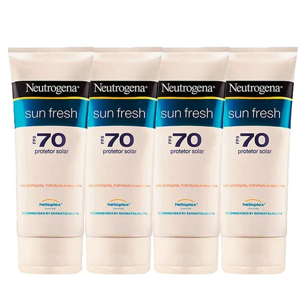 Neutrogena Kit - Protetor Solar Fps70 Neutrogena Sun Fresh X4 Kit