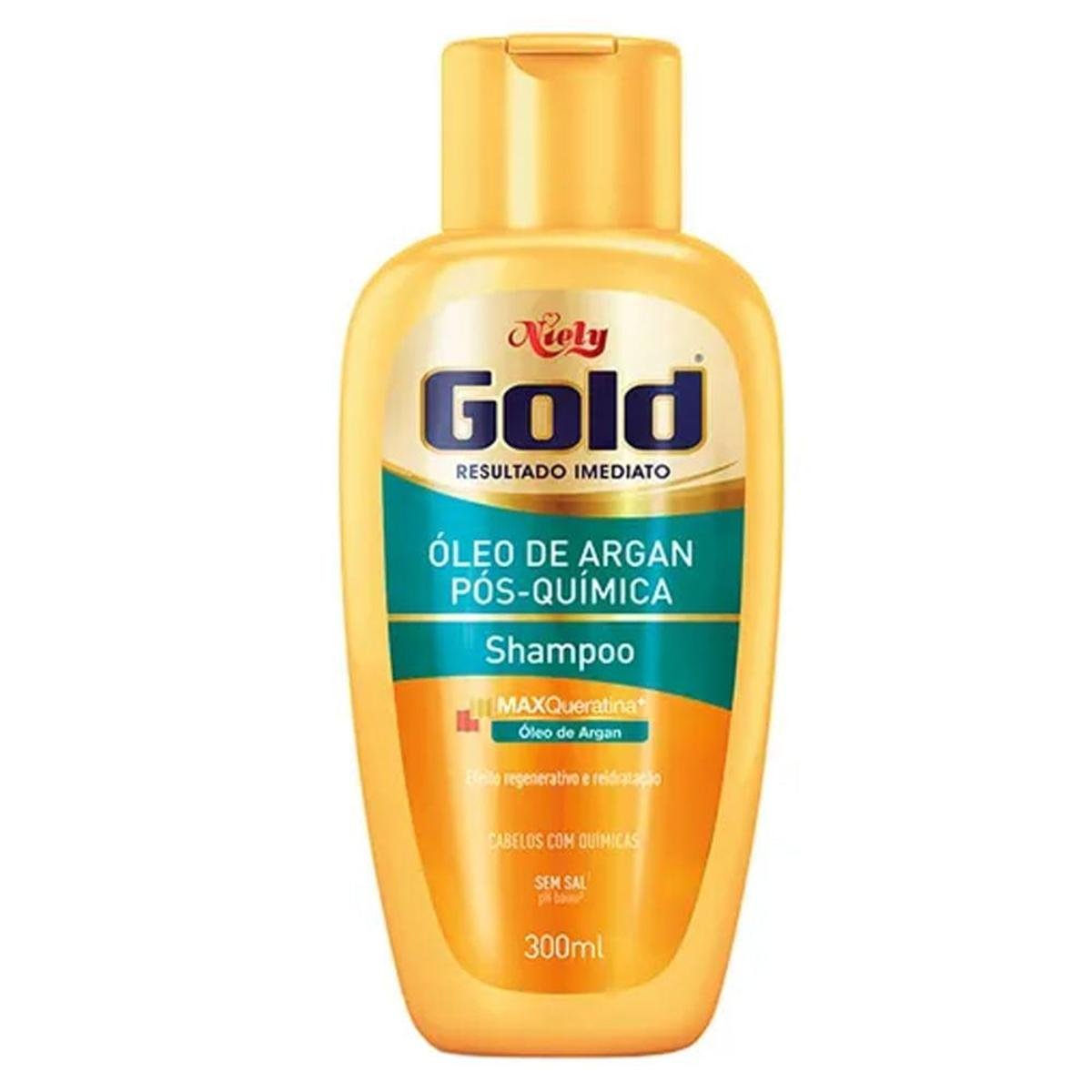 Niely Gold Óleo de Argan Pós Química Kit Shampoo + Condicionador Kit