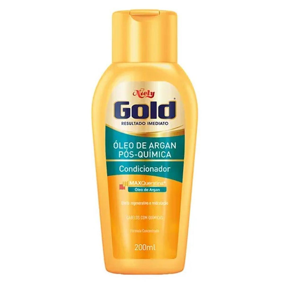 Niely Gold Óleo de Argan Pós Química Kit Shampoo + Condicionador Kit