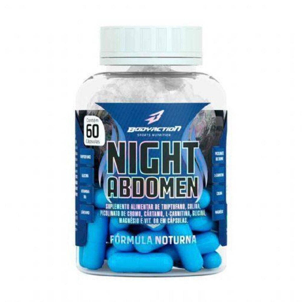 Night Abdomen - 60 Cápsulas - Bodyaction