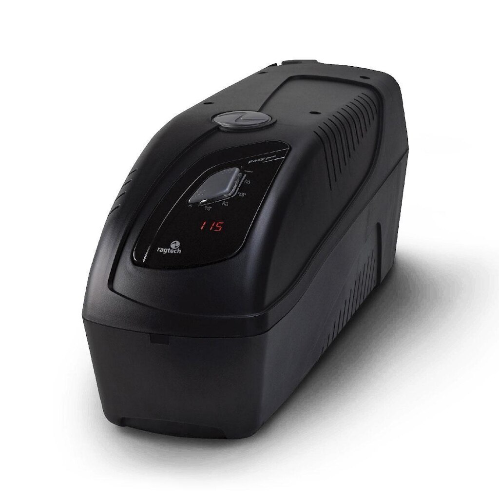 No-Break 3200VA Ragtech Easy Pro 3200d GT CBU-TI - Entrada Trivolt, Saída 115V, Senoidal, 10 Tomadas