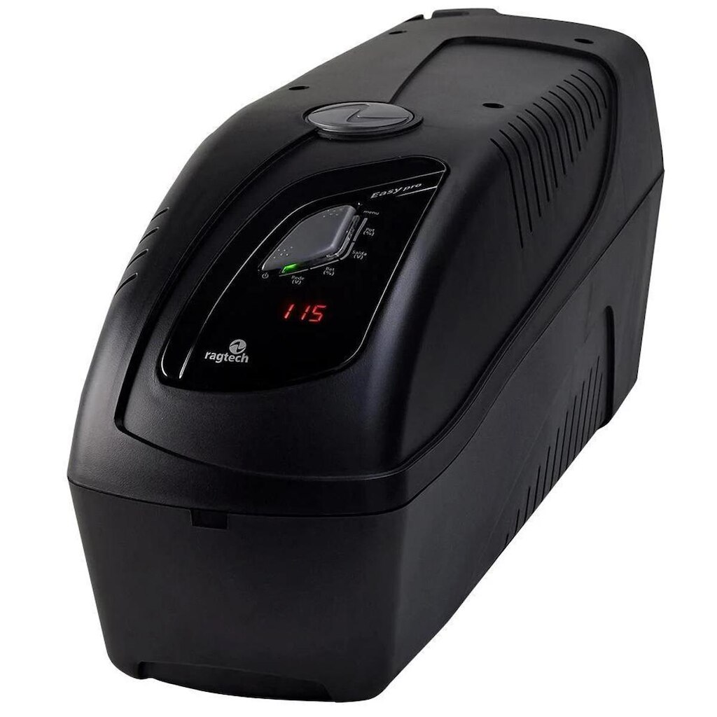 Nobreak Ragtech Senoidal NEP 1400VA CBU, Bivolt Aut, Saída 115V, 10 Tomadas, Expansão bat e USB-4035