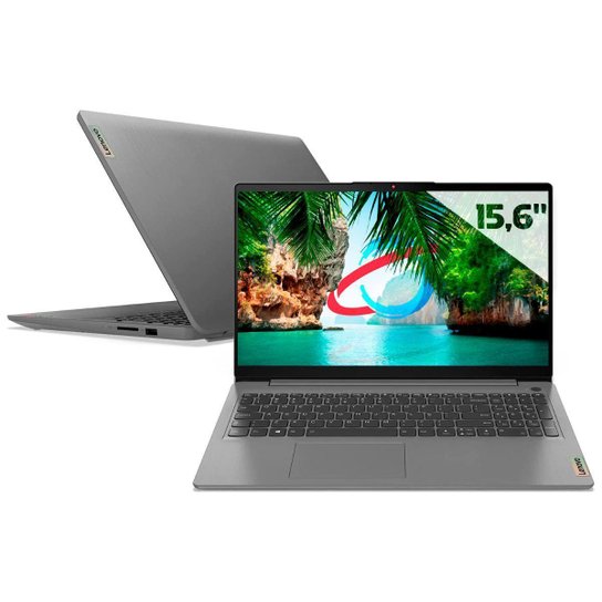 Notebook Lenovo Ideapad 3i - Intel i5 1135G7, RAM 16GB, SSD 256GB, Tela 15.6, Intel Iris Xe, Win 10 - Cinza Menor preço em Notebook Lenovo Ideapad 3i - Intel i5 1135G7, RAM 16GB, SSD 256GB, Tela 15.6, Intel Iris Xe, Win 10 - Cinza