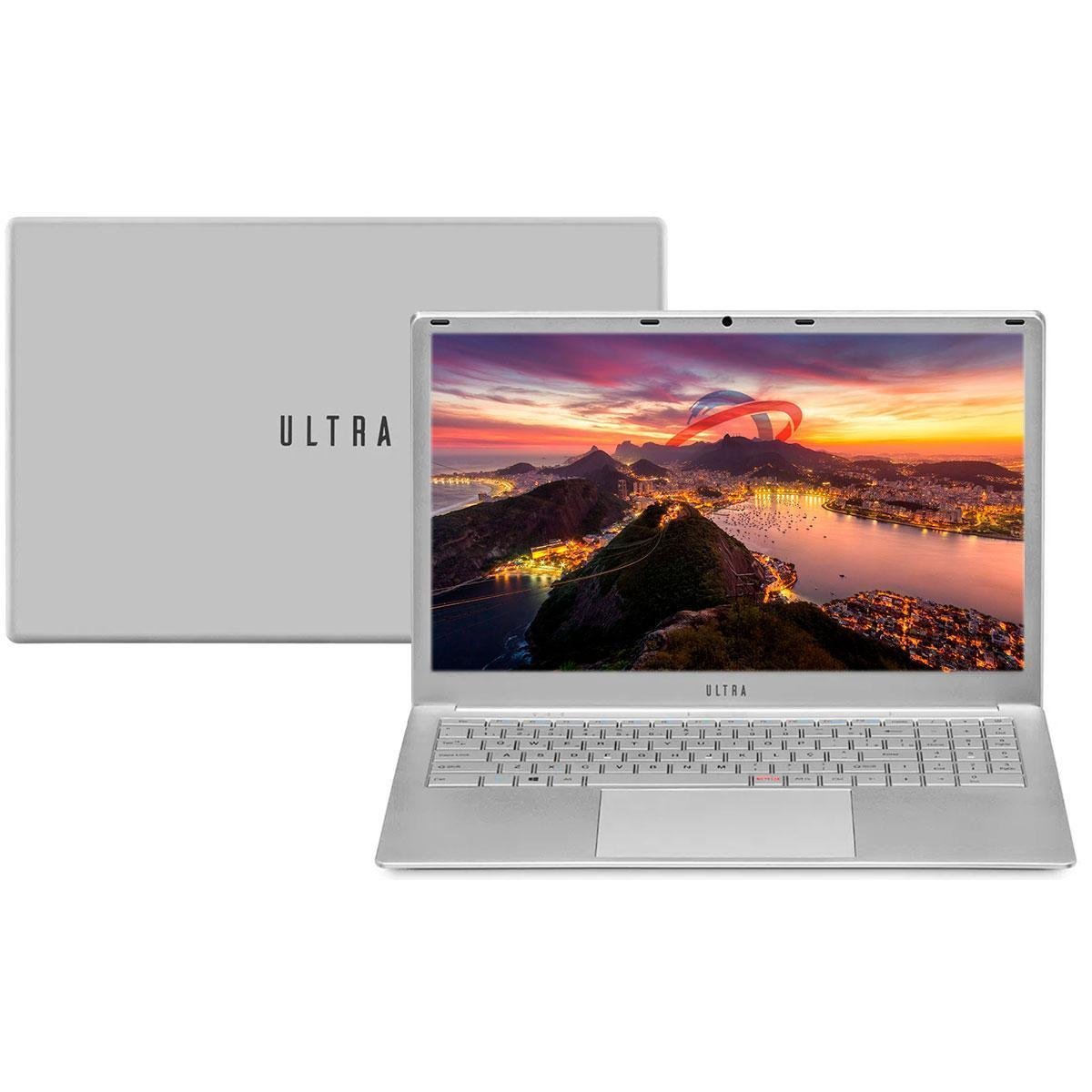 Notebook Ultra UB220 Tela 15.6 Full HD, Intel Celeron, 4GB, SSD 120GB