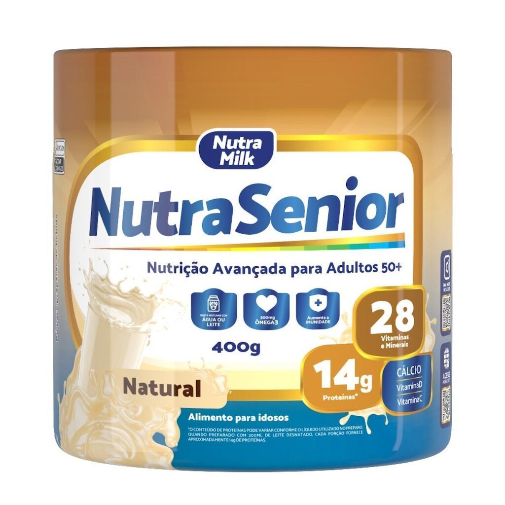 Nutra Senior 50+ 400g Suplemento Aliementar com 28 Vitaminas e Minerais