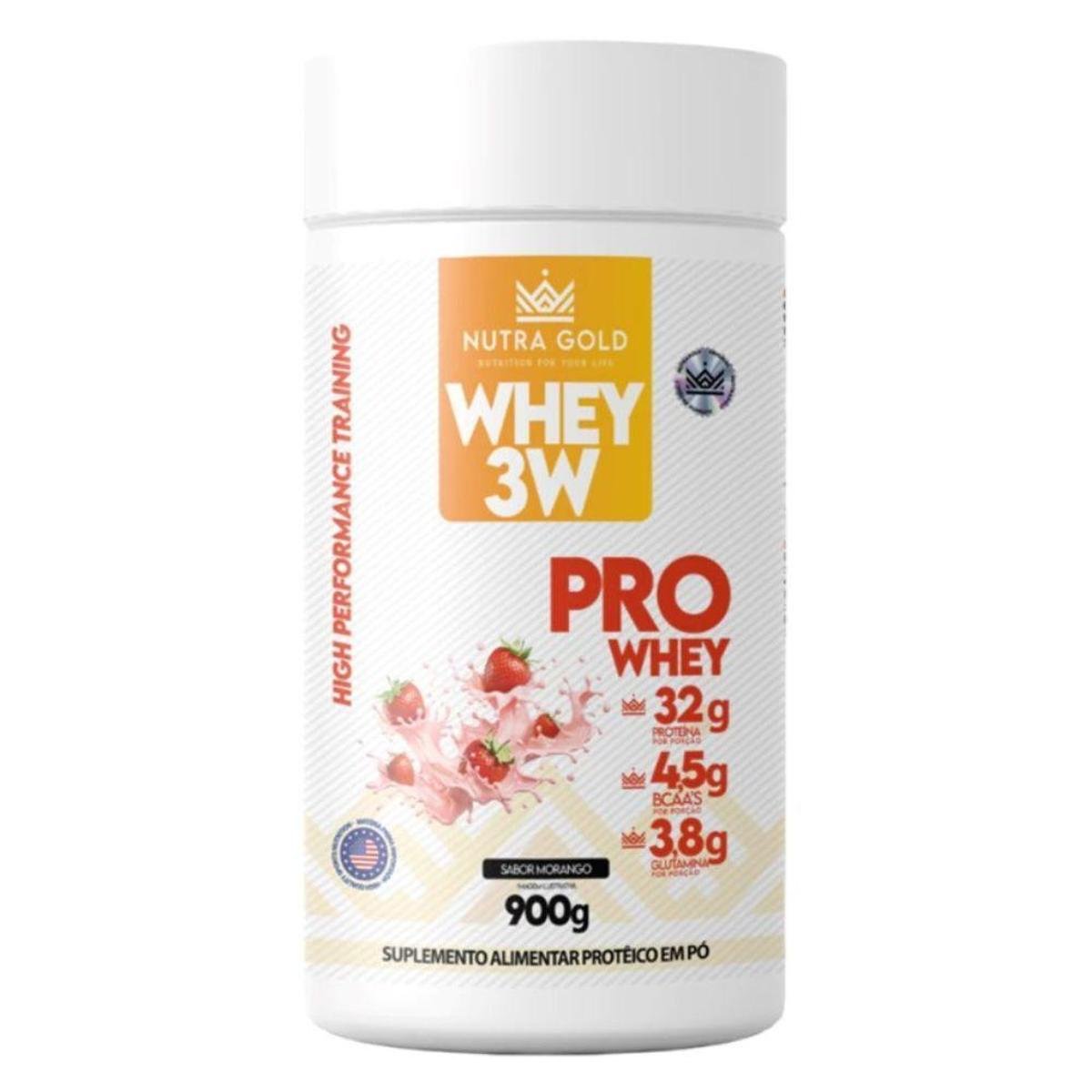 Nutra Whey Pro 3w Morango 900g