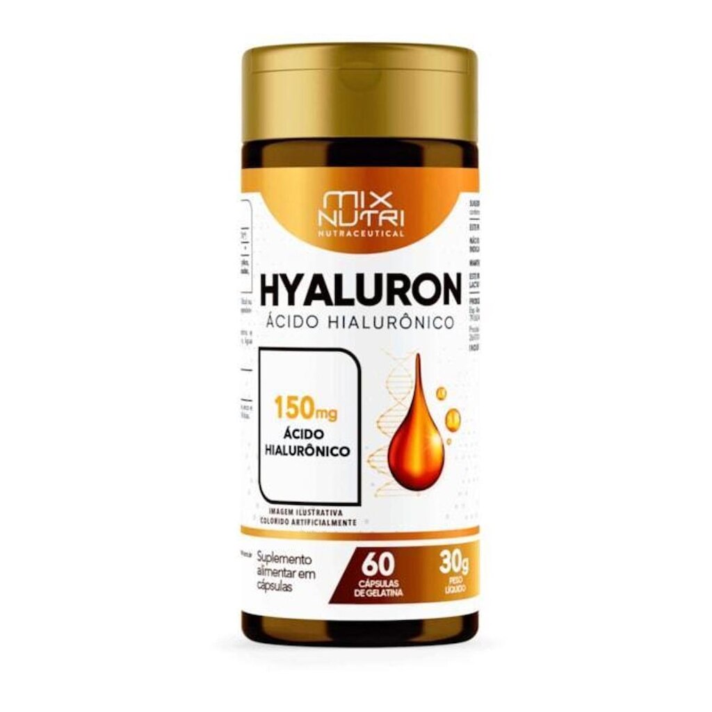 Nutraceutical Hyaluron - 60 Caps - 30g - Mix Nutri