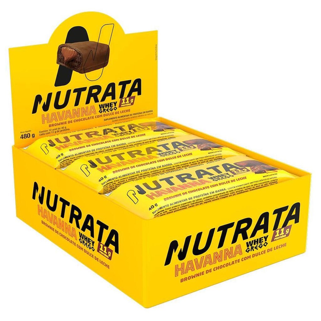 Nutrata Whey Grego 40g Display c/12 Barras