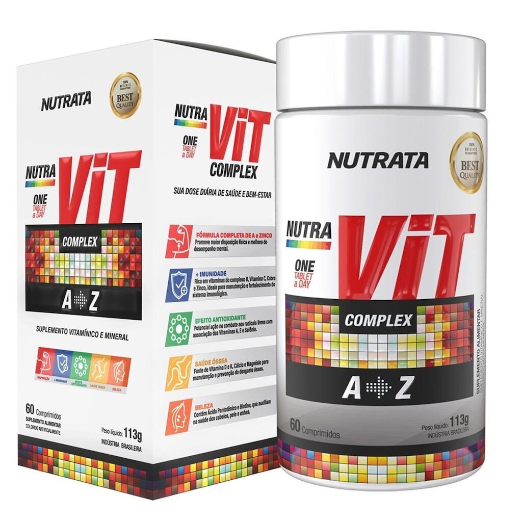 Nutravit Complex (Multivitaminico A - Z) - Nutrata 60 cápsulas