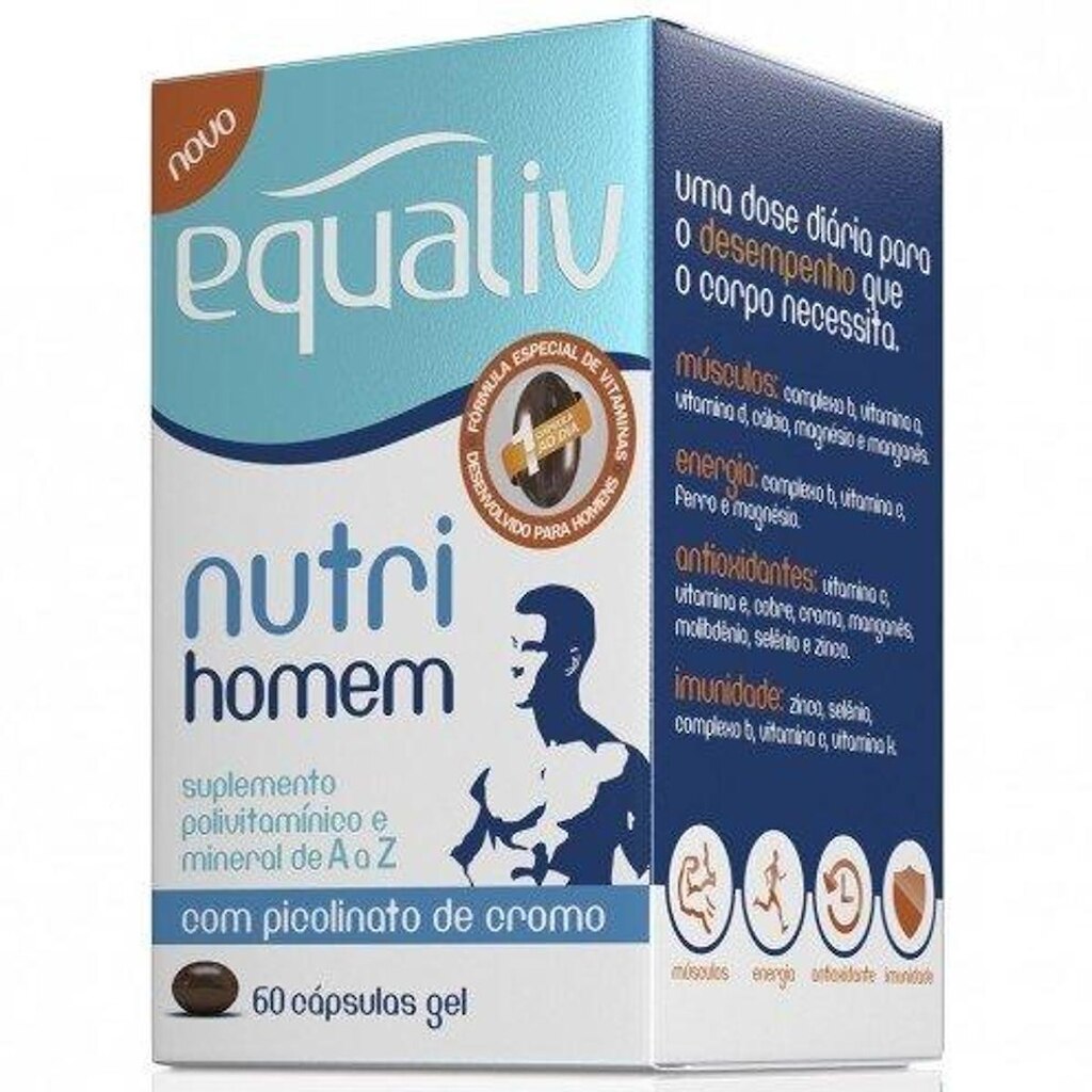 Nutri Homem - 60 Cápsulas - Equaliv