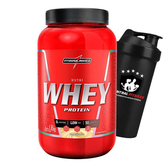 Nutri Whey 907g Baunilha Pote + Coqueteleira - Integralmedica é ruim? Nutri Whey 907g Baunilha Pote + Coqueteleira - Integralmedica é boa?