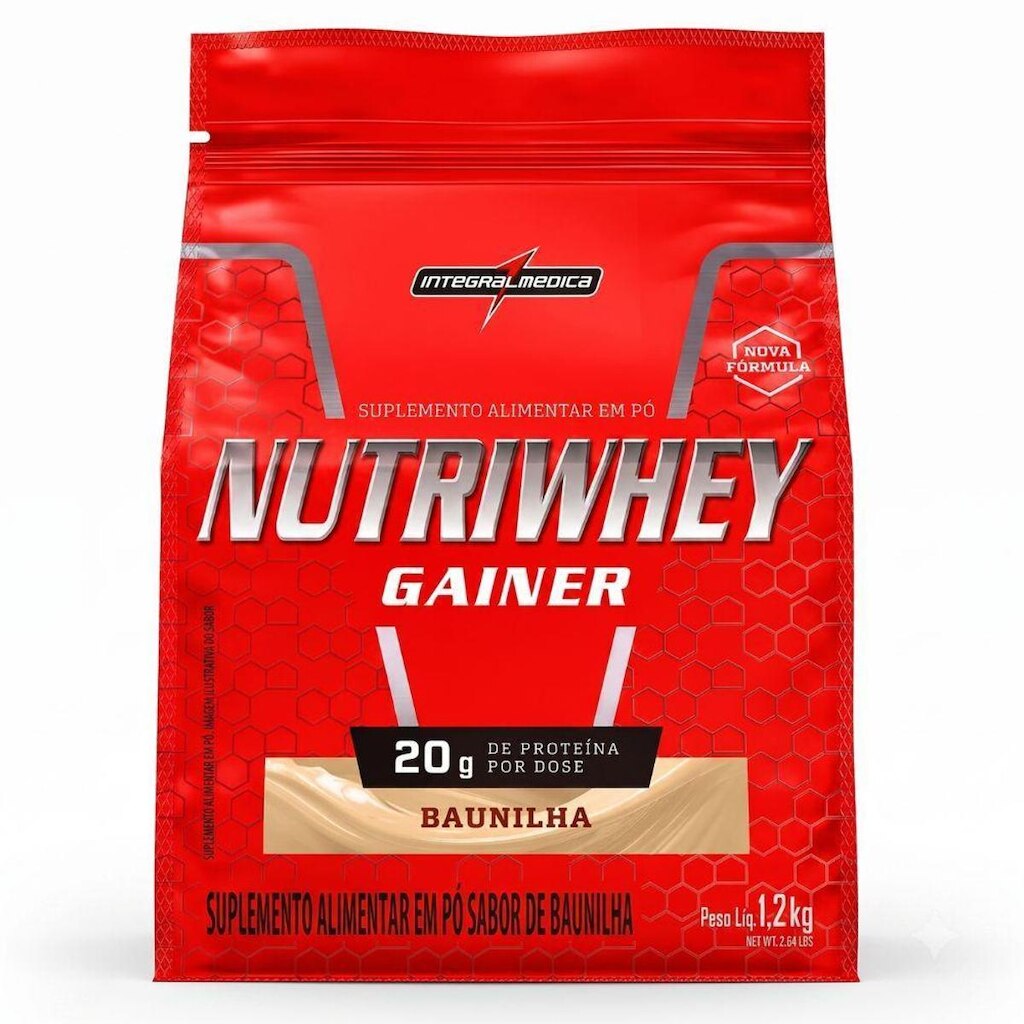 Nutri Whey Concentrado Baunilha 1.2Kg - Integralmedica