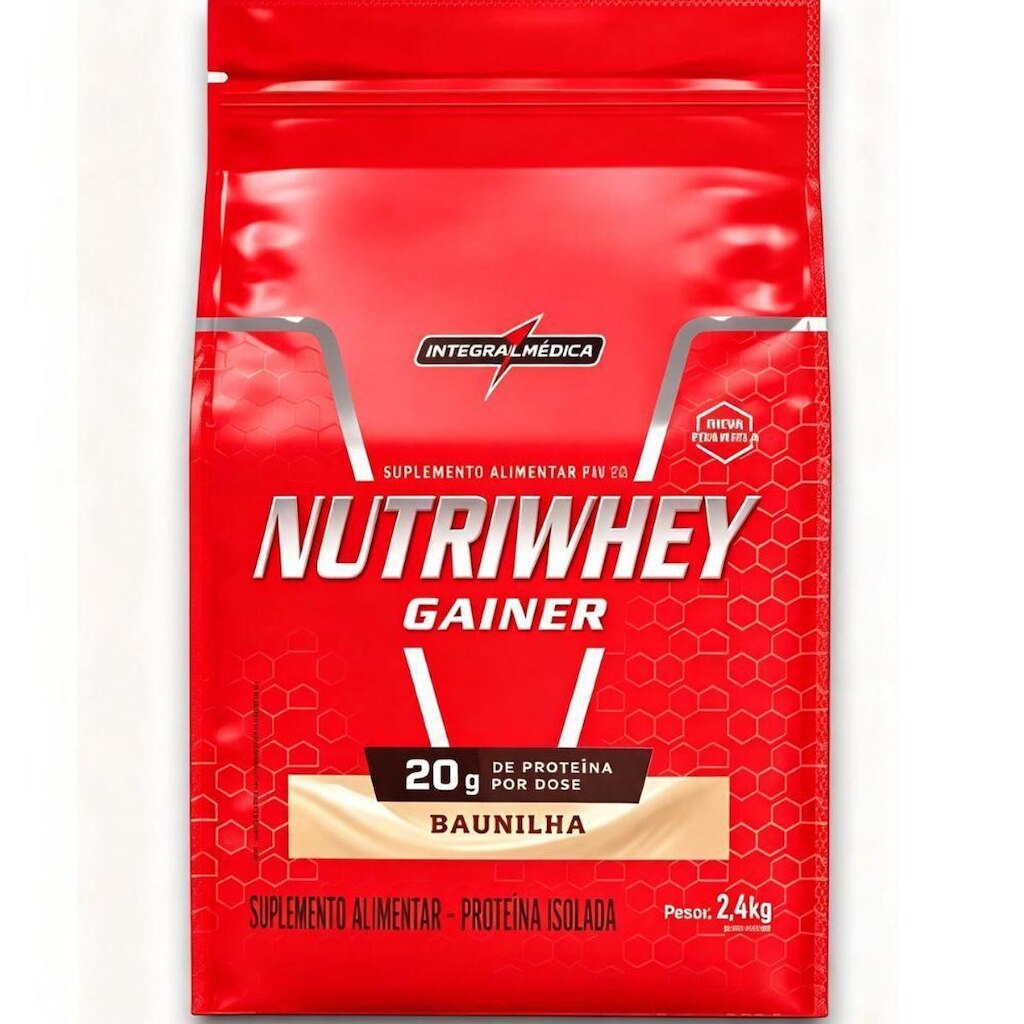 Nutri Whey Hidrolisado Concentrado Baunilha 2.4Kg - Integral