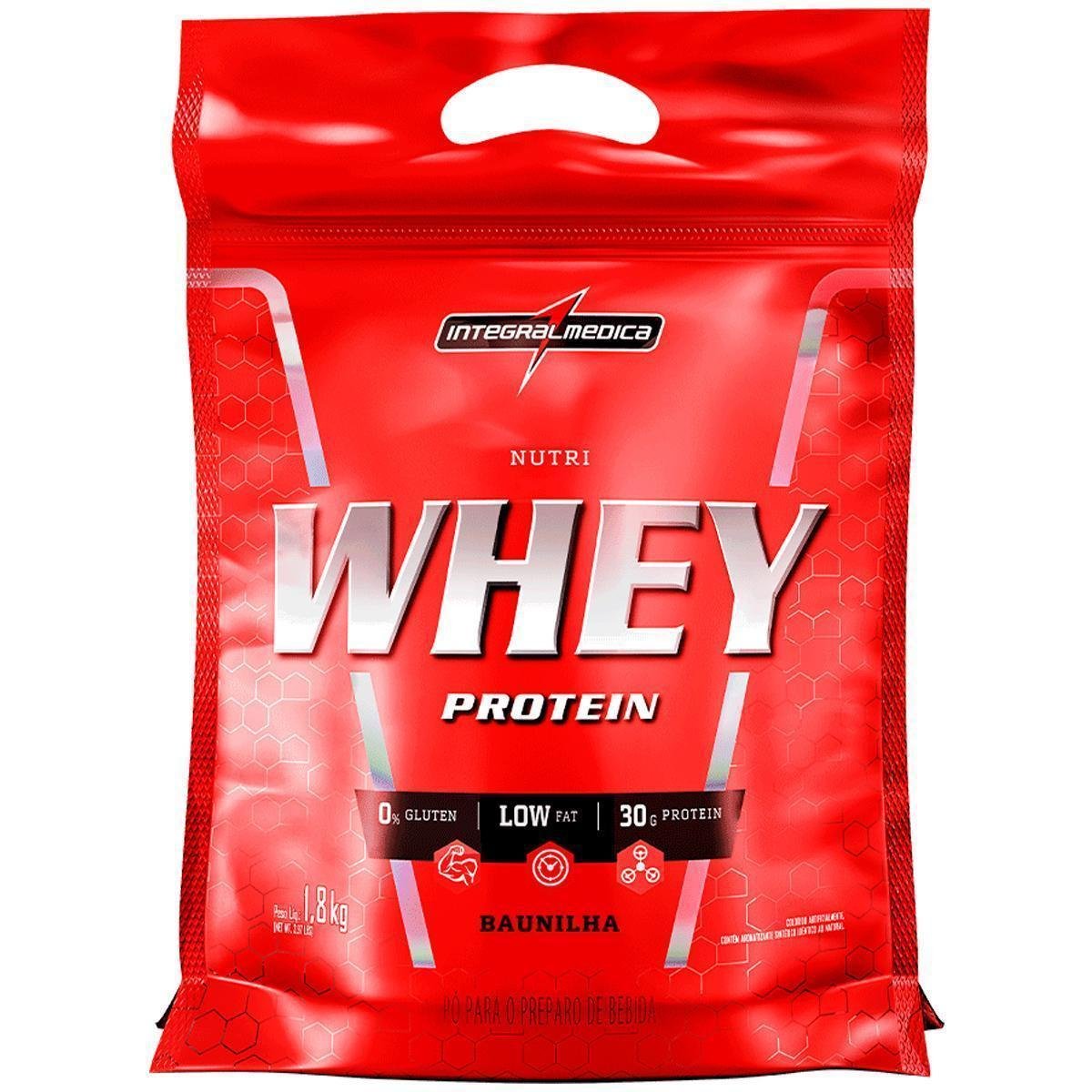 Nutri Whey Protein Isolado Concentrado Baunilha 1,8Kg Refil - Integralmedica Menor preço em Nutri Whey Protein Isolado Concentrado Baunilha 1,8Kg Refil - Integralmedica