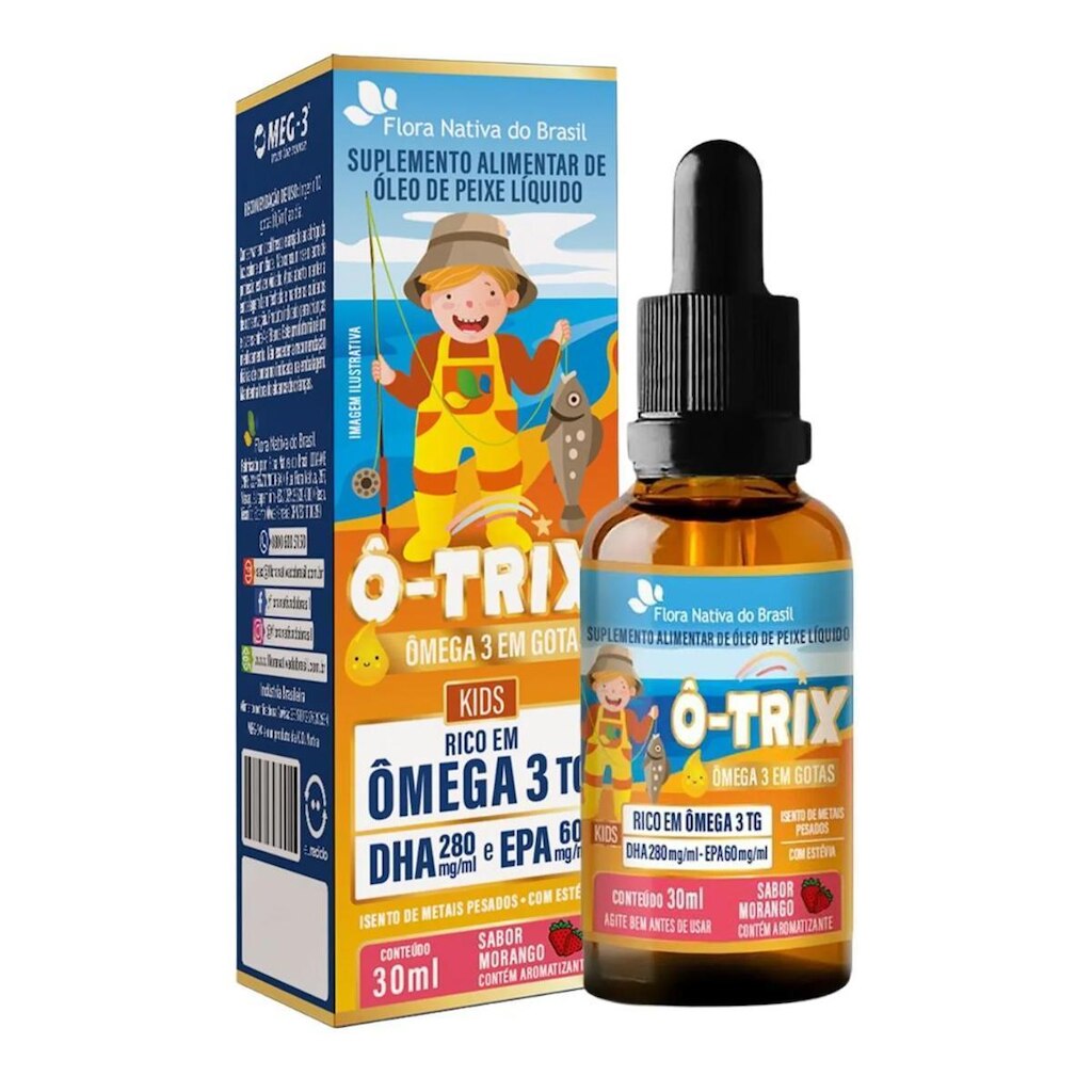 O-Trix Ômega 3 em Gotas Kids 30ml Flora Nativa