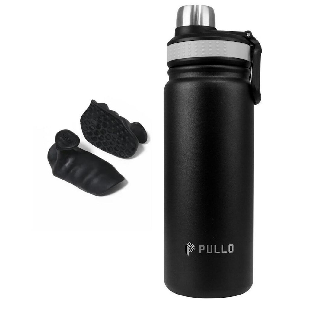 Octo Maxgrip Fiber Preto + Garrafa Térmica Pullo Jack 650ML Preto