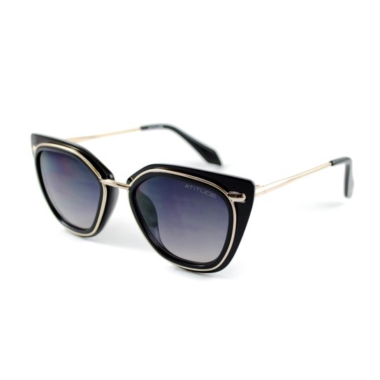 Óculos Atitude - AT5351 A01 - Preto+Dourado