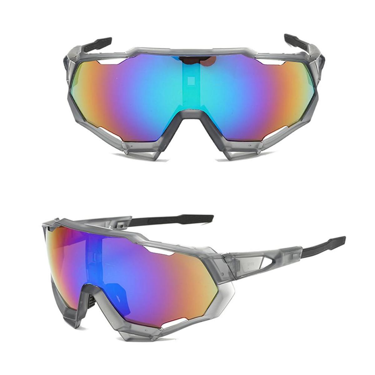 Óculos Ciclismo Bike Esportivo Speed Espelhado Proteção Uv - Cinza ...