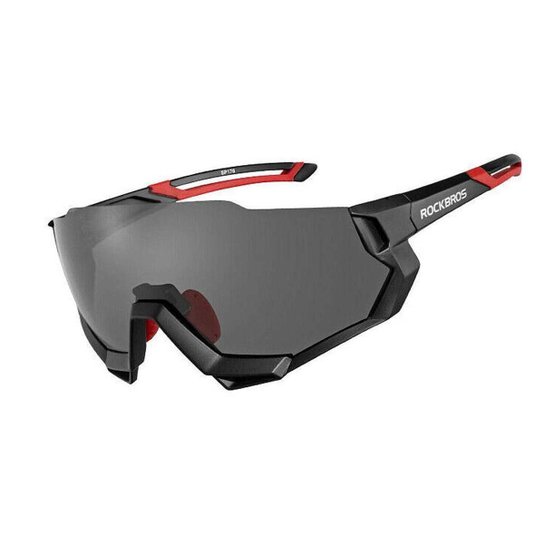 Óculos de Ciclismo RockBros Proteção UV 5 Lentes - Preto Menor preço em Óculos de Ciclismo RockBros Proteção UV 5 Lentes - Preto