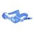 Óculos de Natação Infantil Peixinho KID Muvin OCI-200 - Azul+Branco