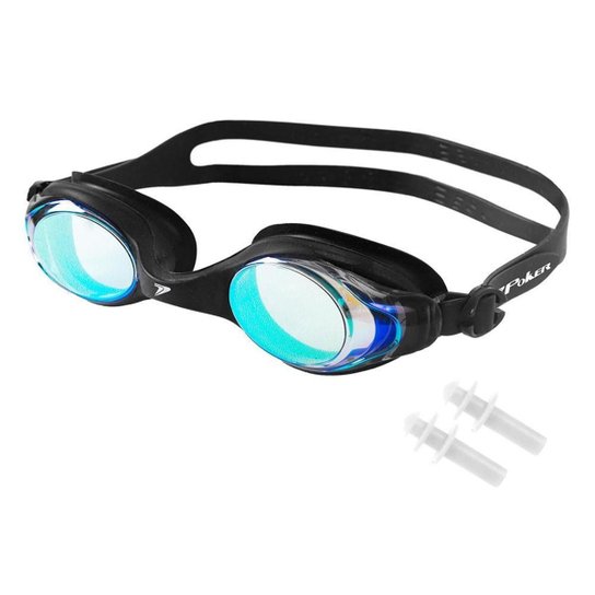 Óculos de Natação Poker Myrtos Ultra Mirror - Preto Menor preço em Óculos de Natação Poker Myrtos Ultra Mirror - Preto