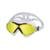 Óculos de Natação Speedo Omega Swim Mask Treinamento - Preto+Amarelo