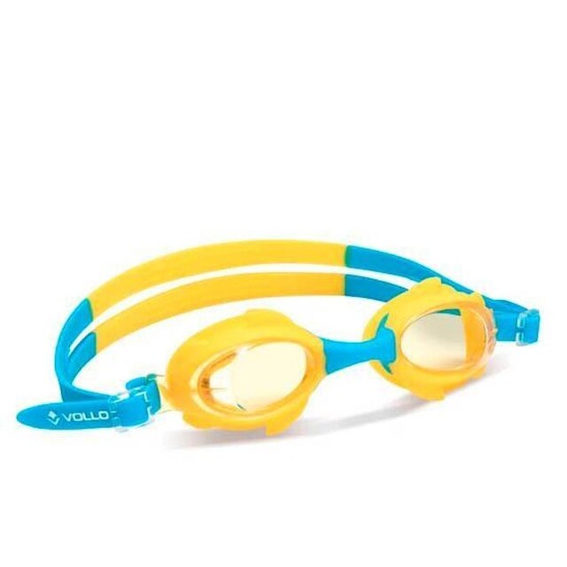 Óculos de Natação Vollo Shark Fin Júnior - Amarelo+Azul Menor preço em Óculos de Natação Vollo Shark Fin Júnior - Amarelo+Azul