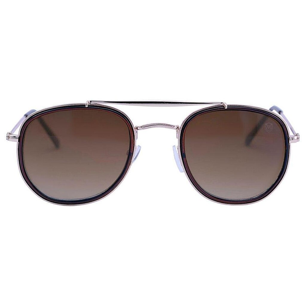 Óculos De Sol Aviador Retangular Metal/Acetato Mackage - Phenom