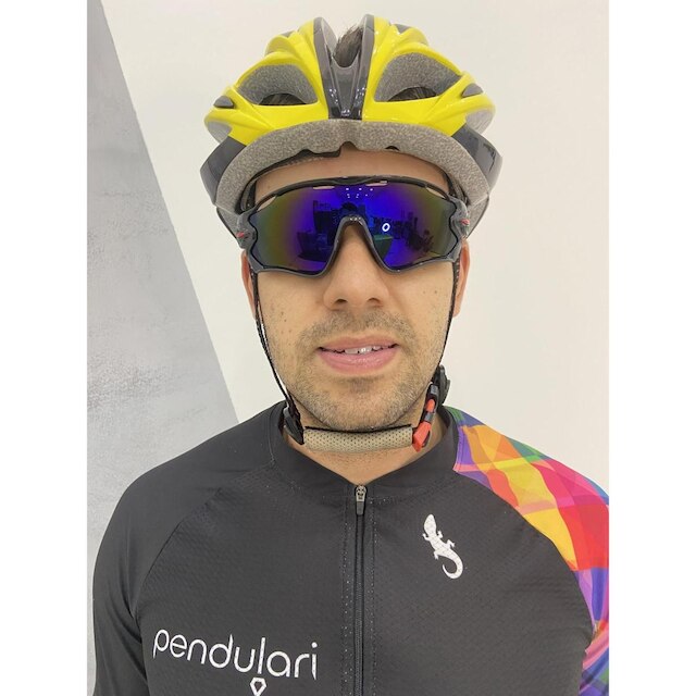 Óculos De Sol Ciclismo Espelhado + Noturno Kit 2 Unidades