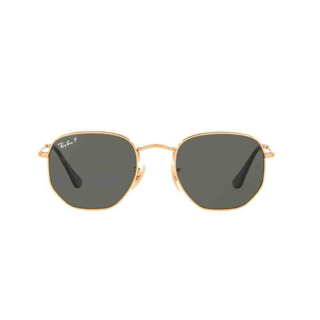 Óculos de Sol Dourado Ray-Ban Hexagonal Flat Lenses RB3548NL